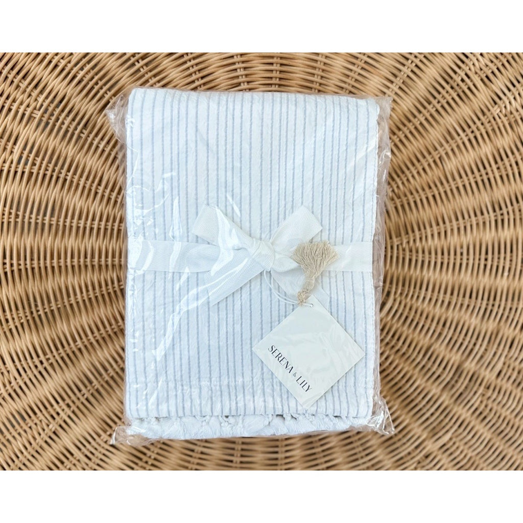 Hastings King Pillow Sham-Coastal Blue - The Home Decor Outlet