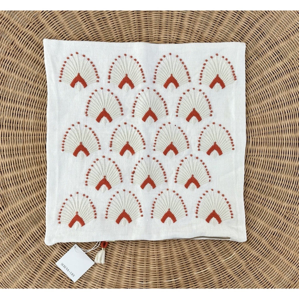 NEW Serena & Lily Monarch Pillow Cover (20” SQ)-Papaya Orange - The Home Decor Outlet
