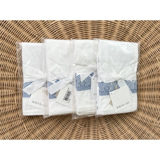 Olympia Euro Pillow Sham-French Blue - The Home Decor Outlet