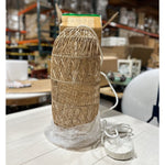 Headlands Oblong Rattan Pendant-Natural Brown