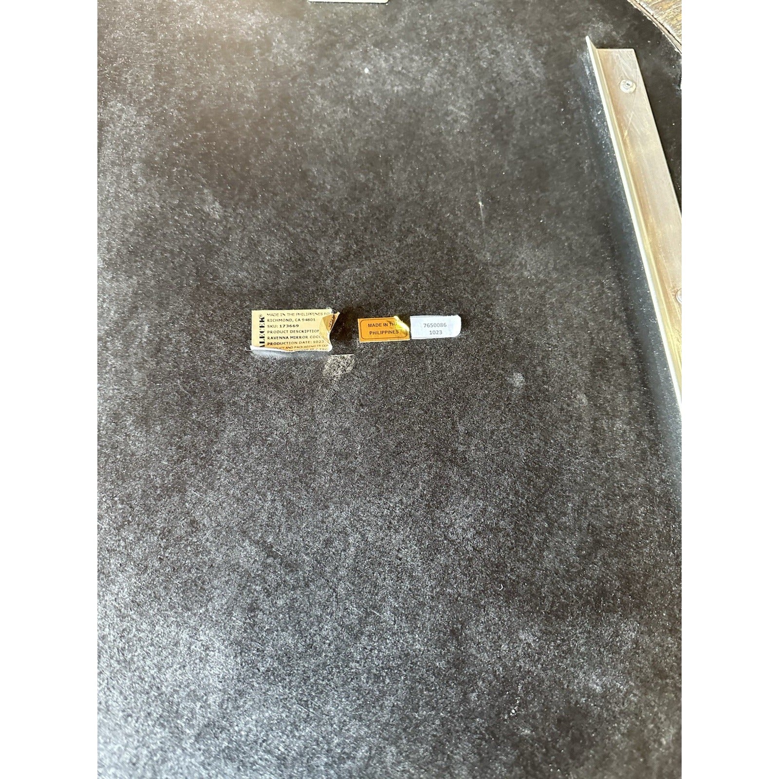 PALECEK Ravenna Rattan Designer Coastal Mirror-Cocoa Brown