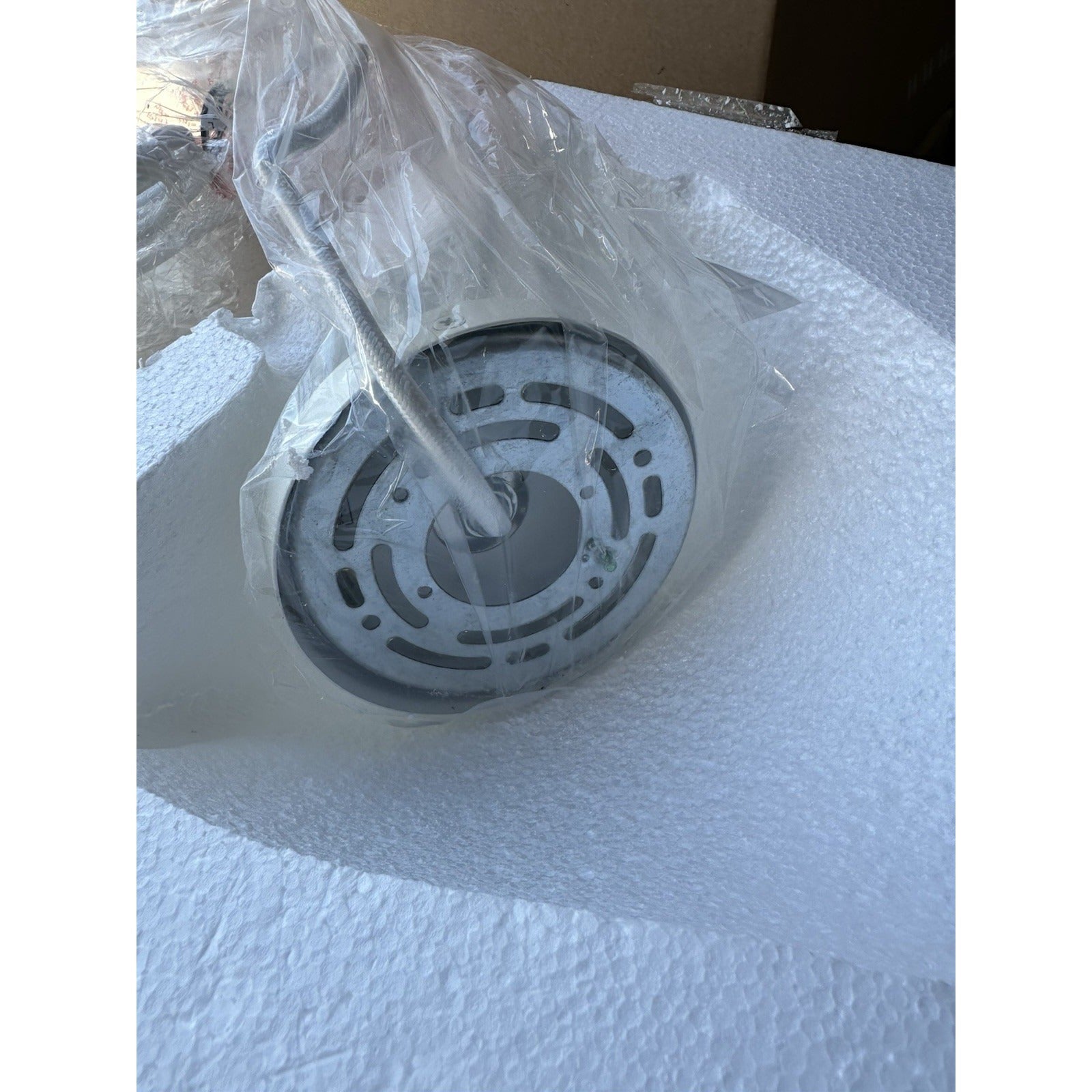 Everly Coastal Ceramic Small Pendant-White Beige