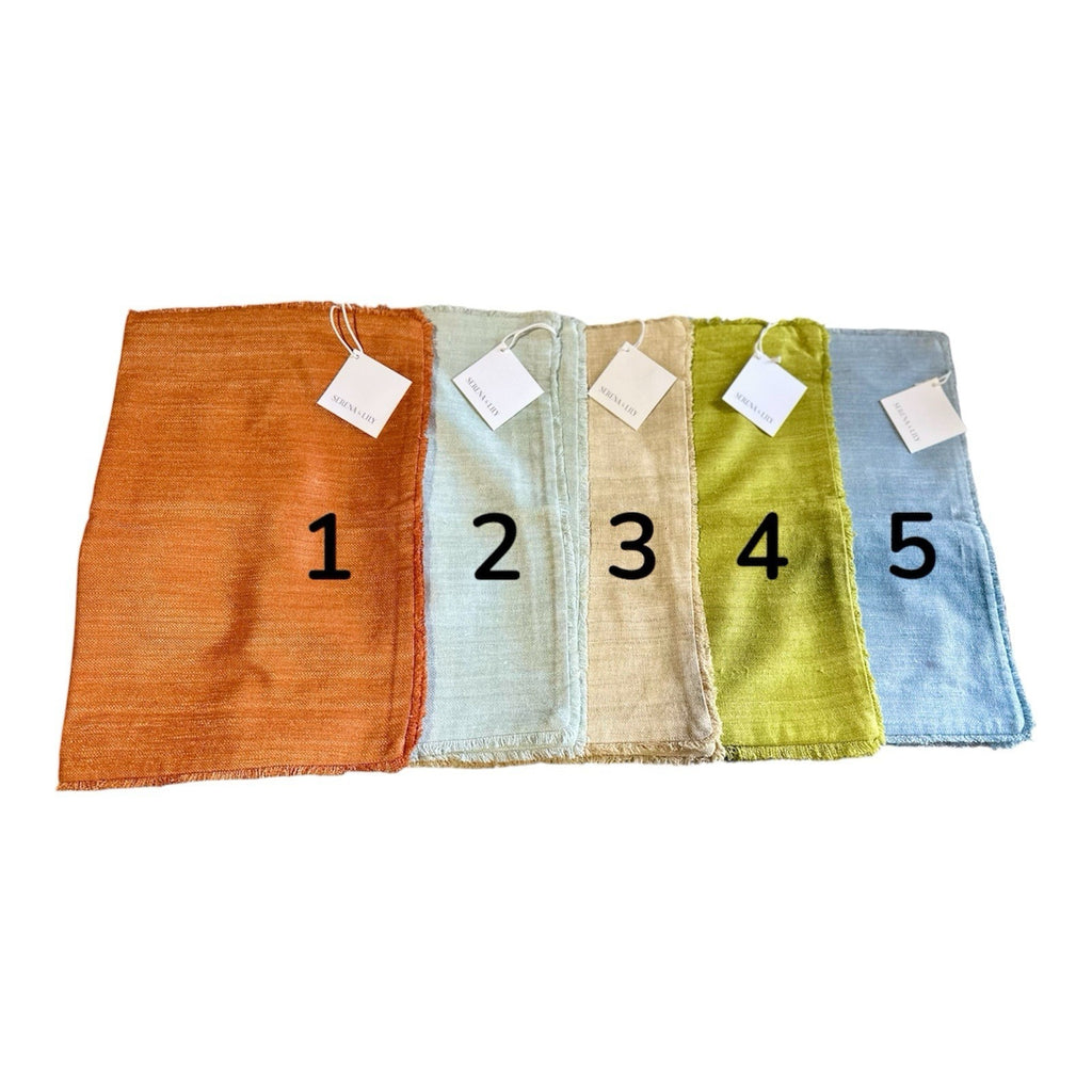 Wiltshire Raw Silk Pillow Cover (18”x24”)-Multicolor