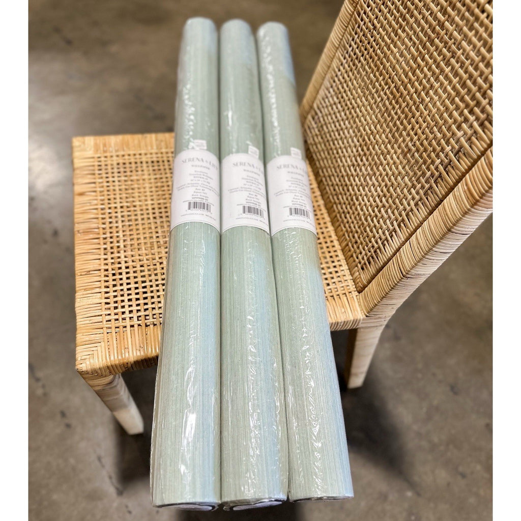 Grasscloth Wallcovering-Eucalyptus Green