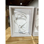 PALECEK Fiona Rattan Tangle & Loop Wall Art Decor (Set of 2)-White