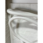 PALECEK Fiona Rattan Tangle & Loop Wall Art Decor (Set of 2)-White