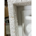 PALECEK Fiona Rattan Tangle & Loop Wall Art Decor (Set of 2)-White