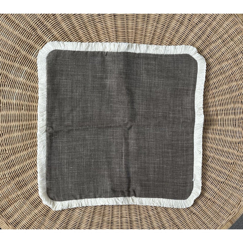 Bowden Pillow Cover (20” SQ)-Earth Brown - The Home Decor Outlet