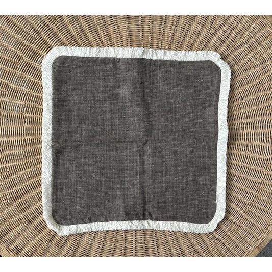 Bowden Pillow Cover (20” SQ)-Earth Brown - The Home Decor Outlet