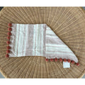 Luca Pom Pom Pillow Cover (14”x30”)-Terracotta Red