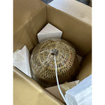 Summerland Outdoor Round Pendant (20” DIAM)-Light Dune Brown