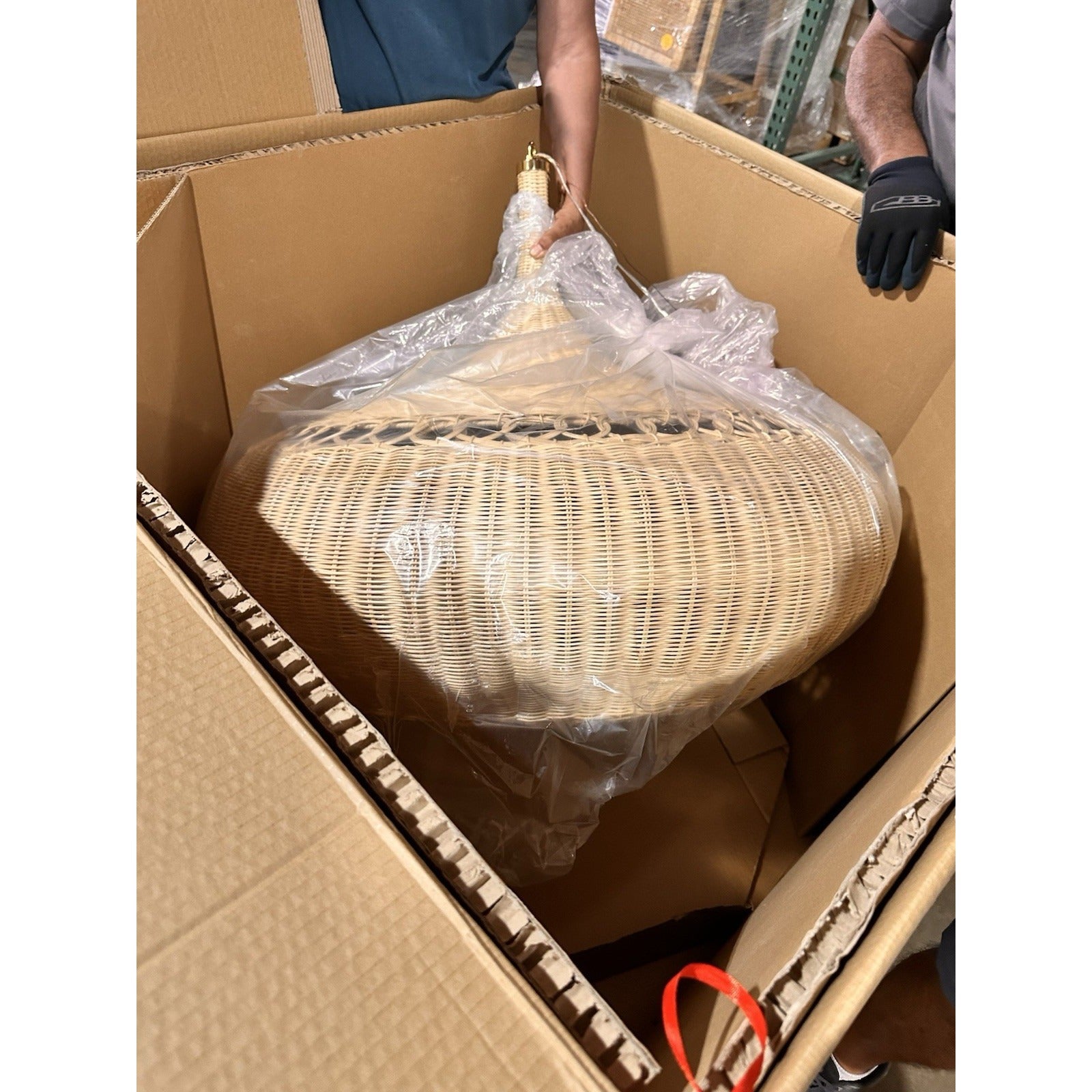 Wyecreek Rattan Gourd Pendant-Natural