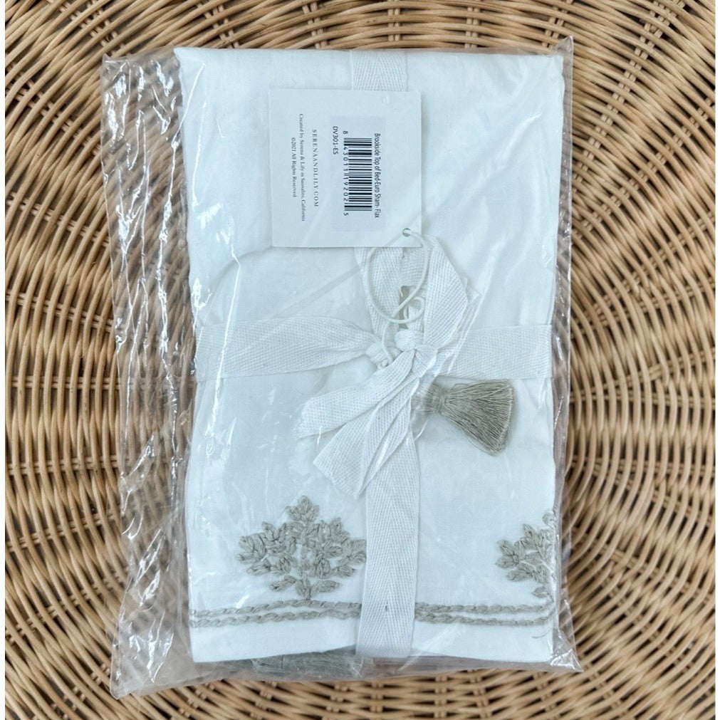 Brookside Euro Pillow Sham-Flax Beige