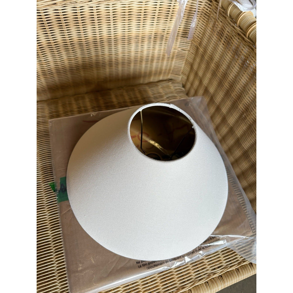 Marseille Floor Lamp Shade-Natural Linen/Gold Lined