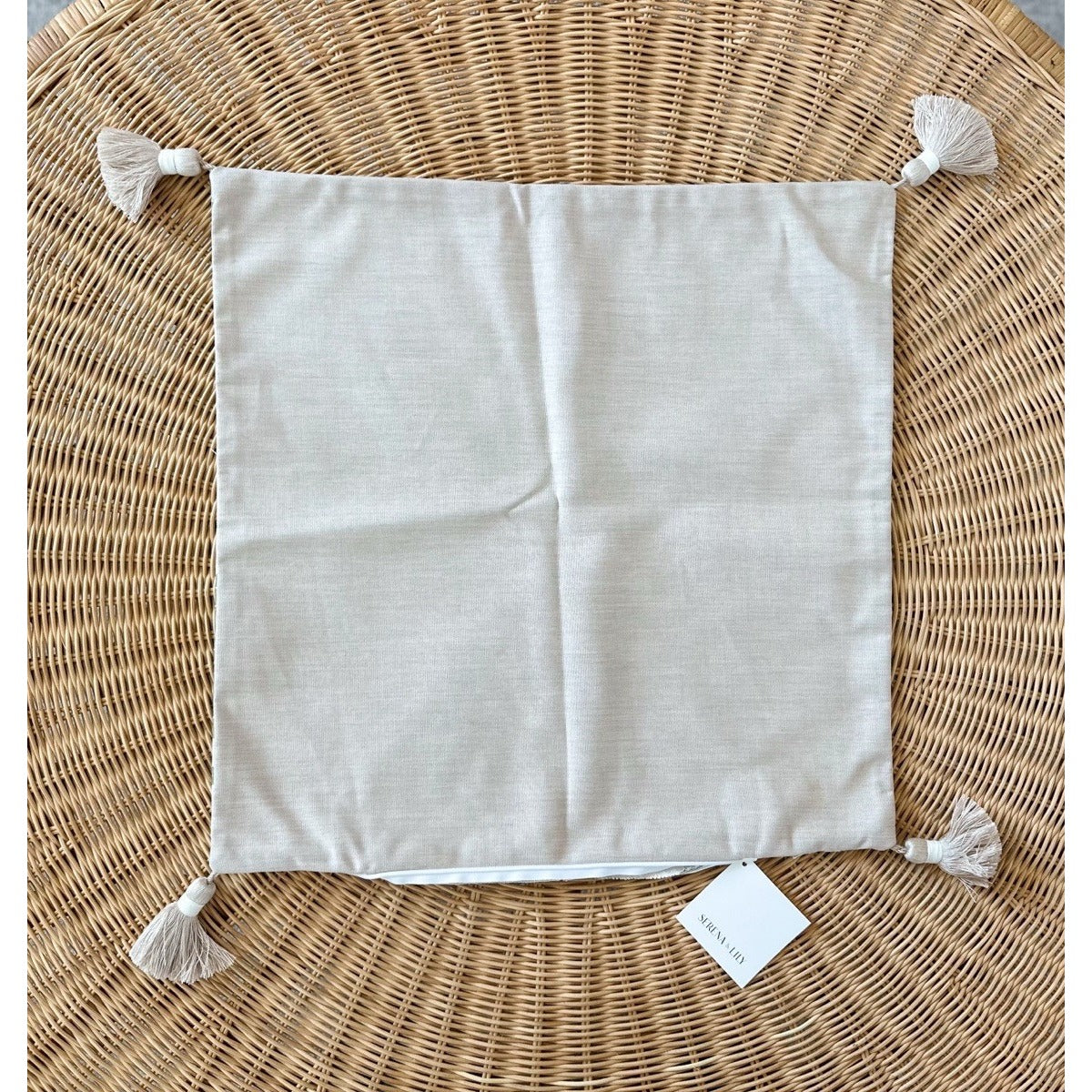 Deauville Pillow Cover (20” SQ)-Moss Green - The Home Decor Outlet