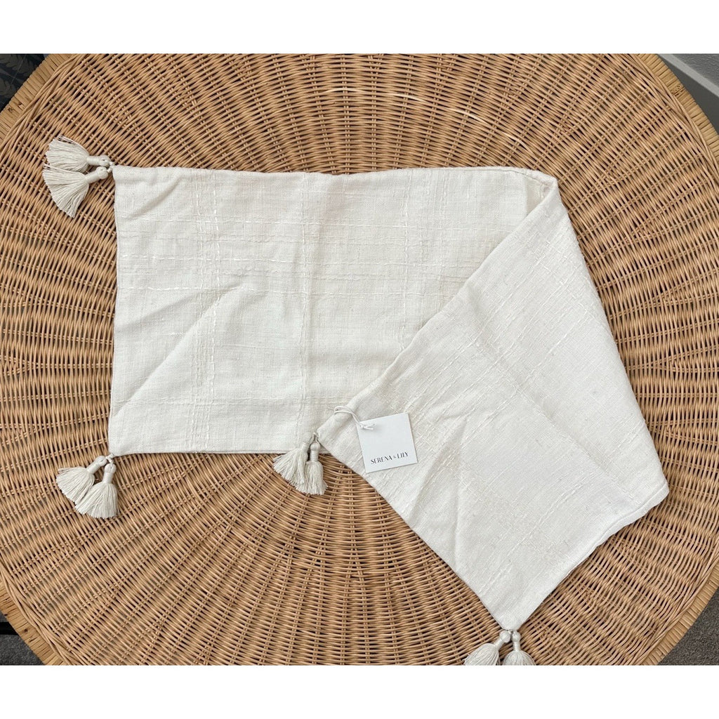 Asheville Pillow Cover  (14”x40”)-Ivory Beige