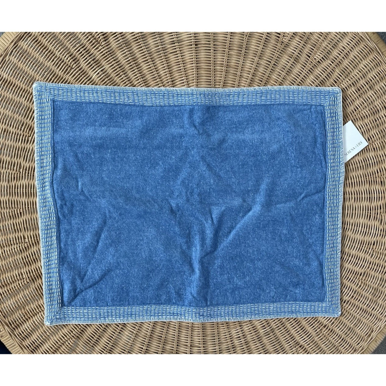 Linen Chenille Pillow Cover (18”x24”)-French Blue - The Home Decor Outlet