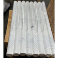 Luna Stripe Wallpaper (Unpasted/Traditional)-Sky Blue - The Home Decor Outlet