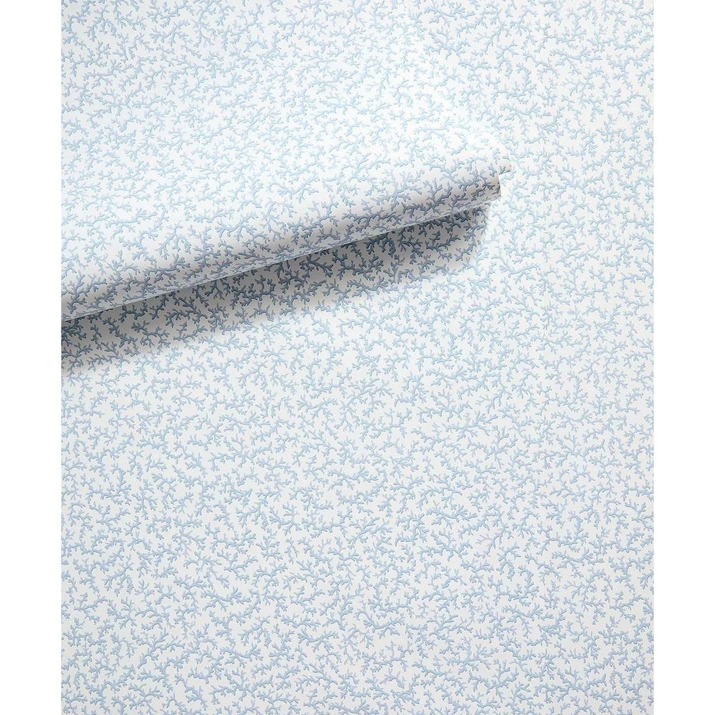 Kimbe Coral Reef Coastal Wallpaper-Sky Blue/White