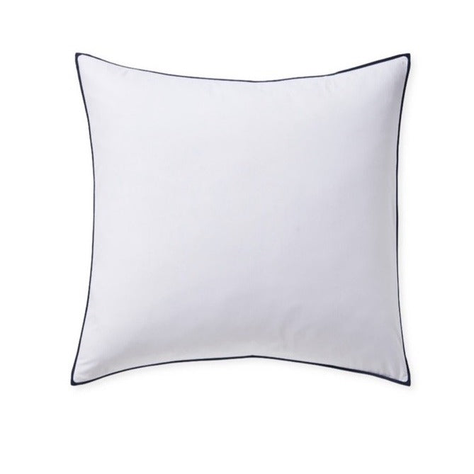 Beach Club Percale Euro Pillow Sham-Midnight Black