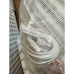 Santa Barbara Rattan Bell Plug-in Pendant-White