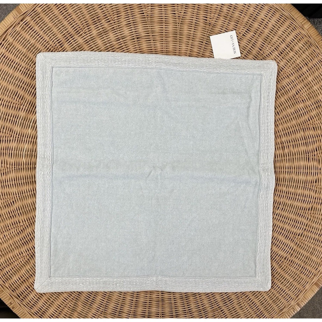 Linen Chenille Pillow Cover (22” SQ)-Sky Blue