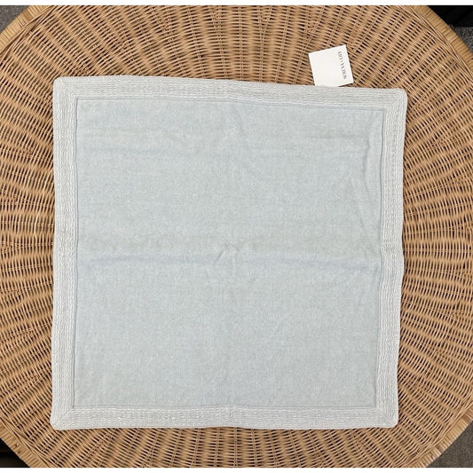 Linen Chenille Pillow Cover (22” SQ)-Sky Blue