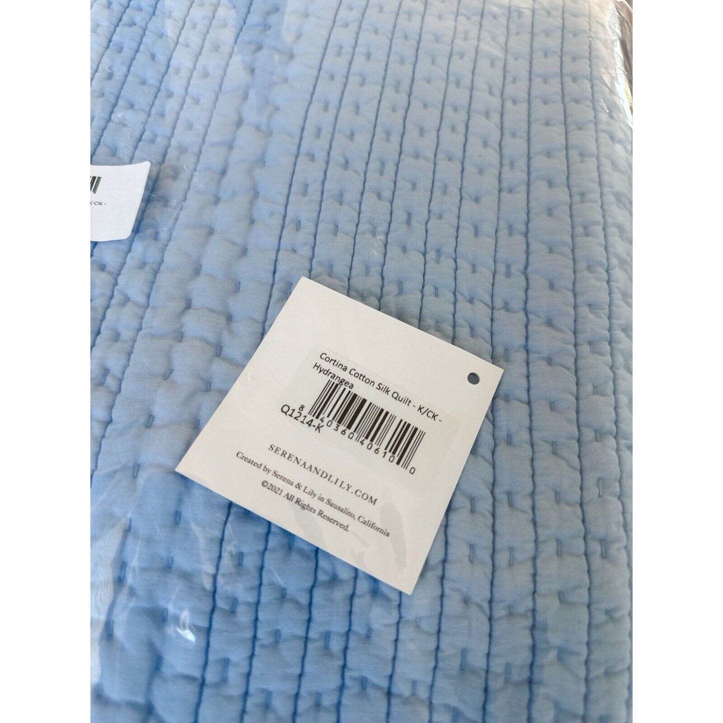 Cortina Cotton Silk Quilt (K/CK)-Hydrangea