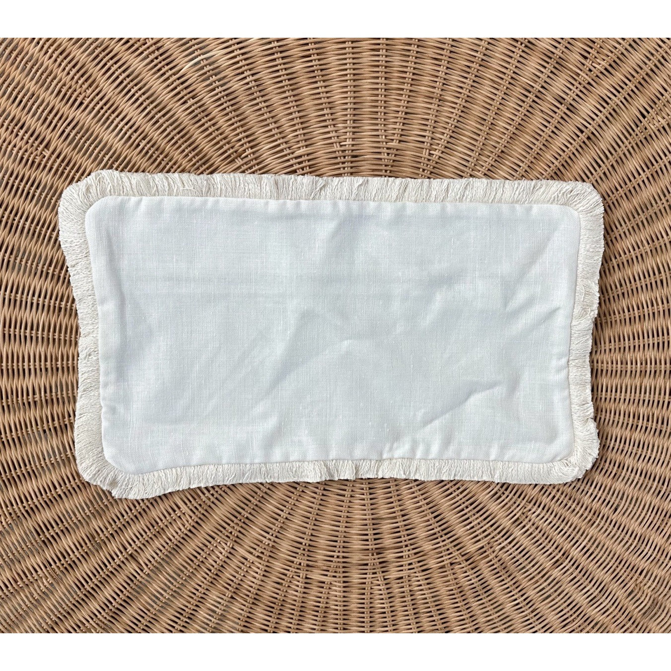 Bowden Pillow Cover (12”x21”)-White Beige - The Home Decor Outlet
