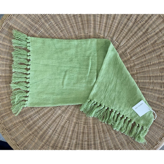 Mendocino Pillow Cover (14”x30”)-Grass Green - The Home Decor Outlet