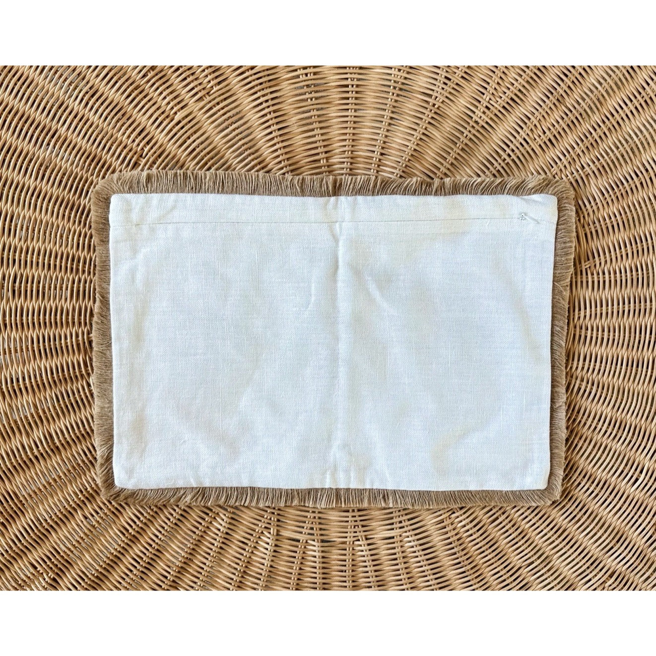 Morningside Pillow Cover (SAMPLE/NO TAGS)(12”x18”)-Terracotta Red
