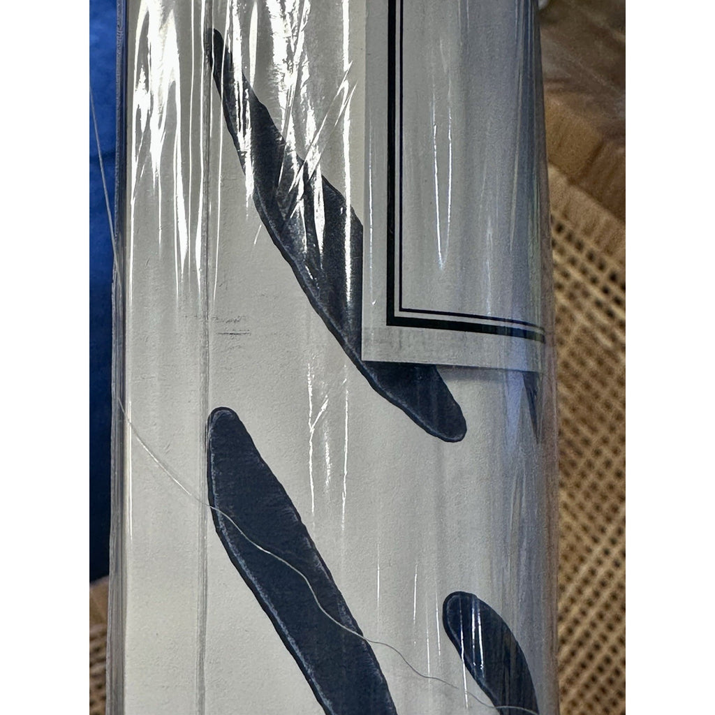 Palm Wallpaper (Unpasted/Traditional)-Navy Blue - The Home Decor Outlet
