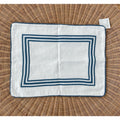 Riva Pillow Cover (18”x24”)-White/Captain’s Blue - The Home Decor Outlet
