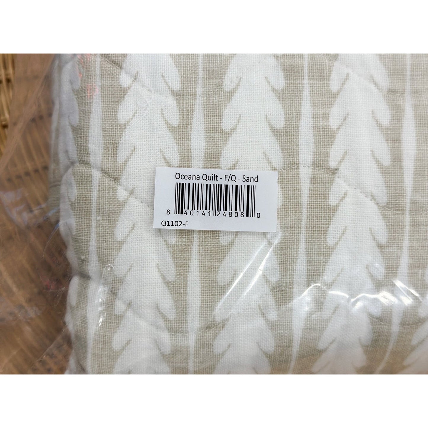 Oceana Linen Quilt (F/Q)-Sand