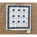 Sunbrella Veracruz Pillow Cover (20” SQ)-White/Navy Blue - The Home Decor Outlet