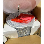 Muir Small Outdoor Pendant (15” DIAM)-Atlantic Blue