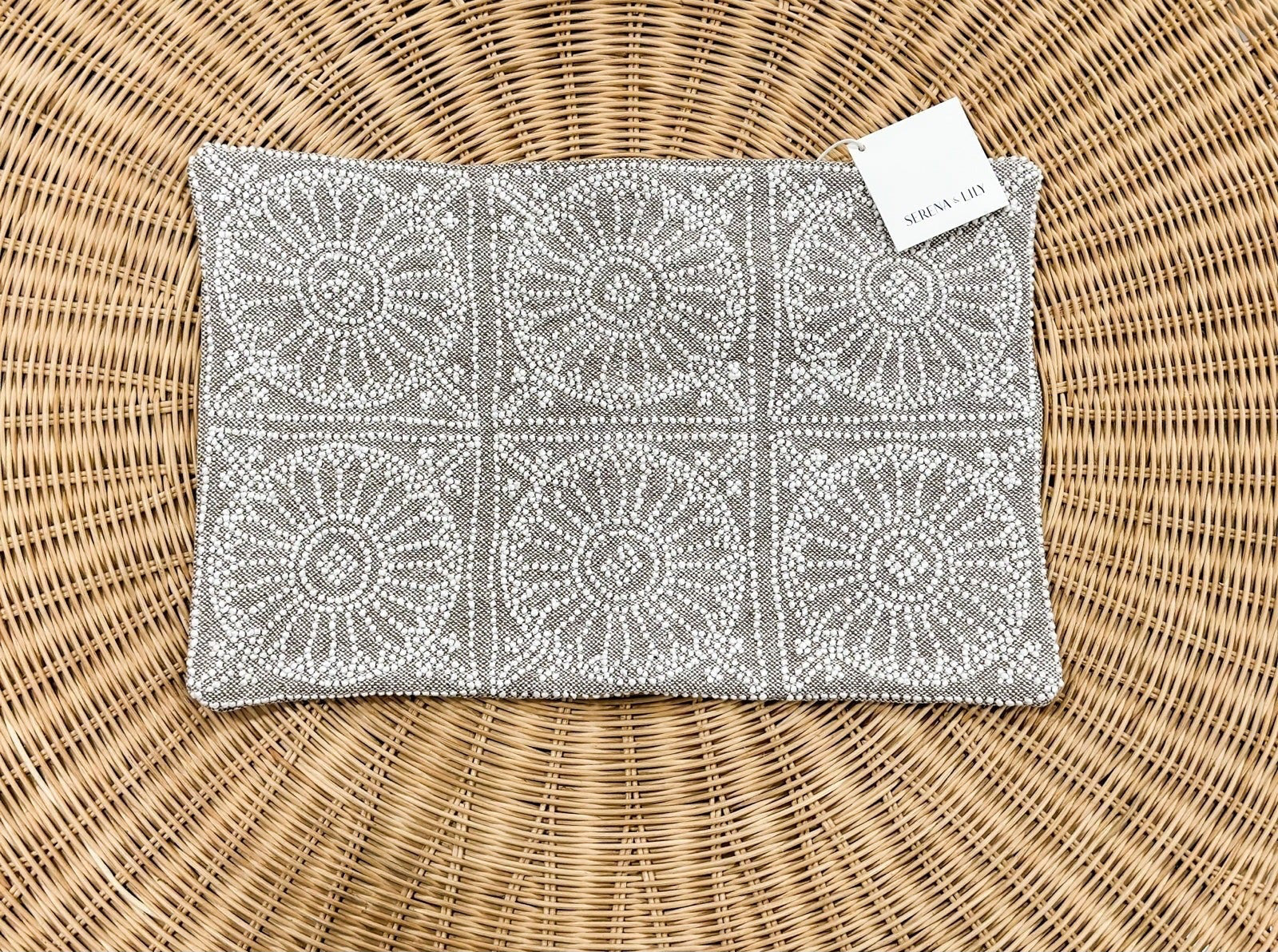 Porto Pillow Cover (12”x18”)-Natural - The Home Decor Outlet