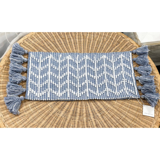 West Beach Pillow Cover (14”x30”)-Coastal Blue