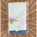 Border Frame Sateen King Pillow Sham-French Blue