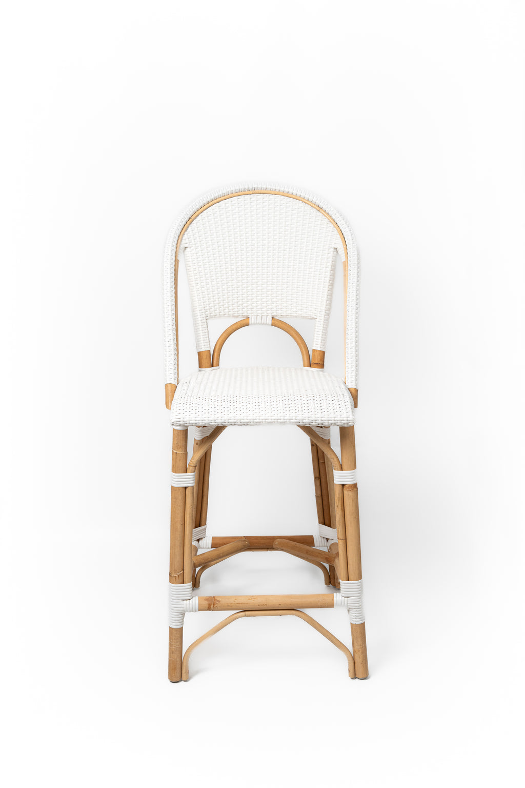 Classic Bistro Rattan Counter Stool - The Home Decor Outlet