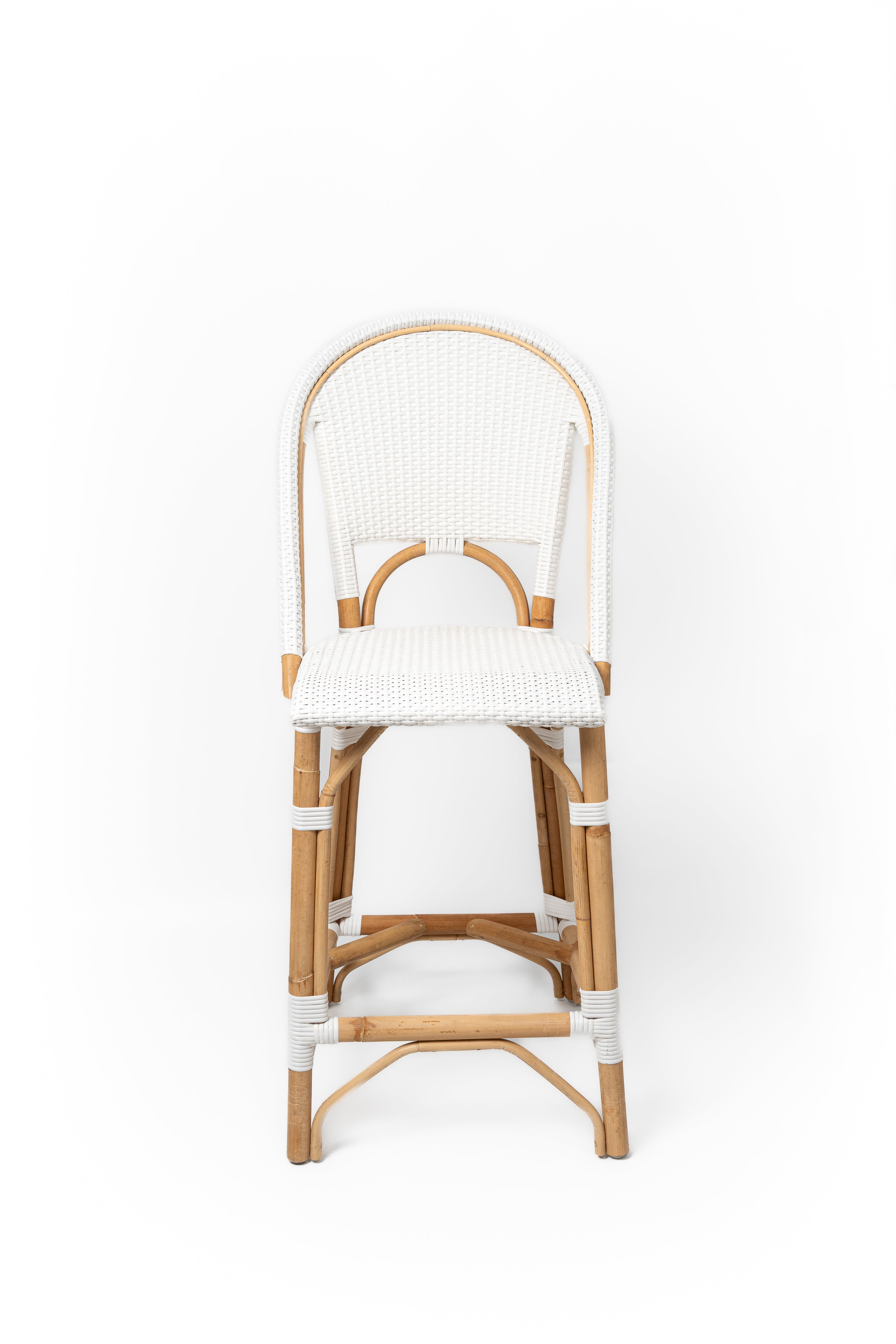 Classic Bistro Rattan Counter Stool - The Home Decor Outlet