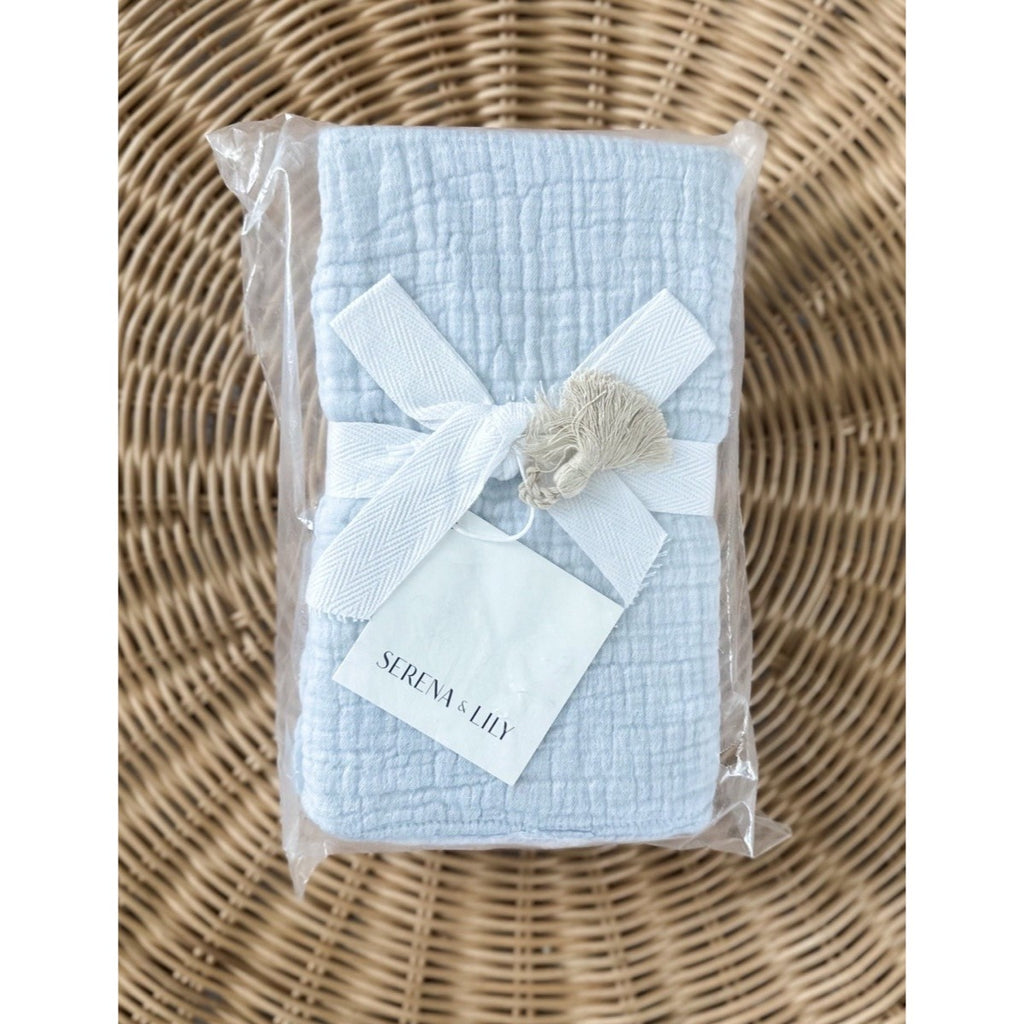 Newport Euro Pillow Sham-Sky Blue
