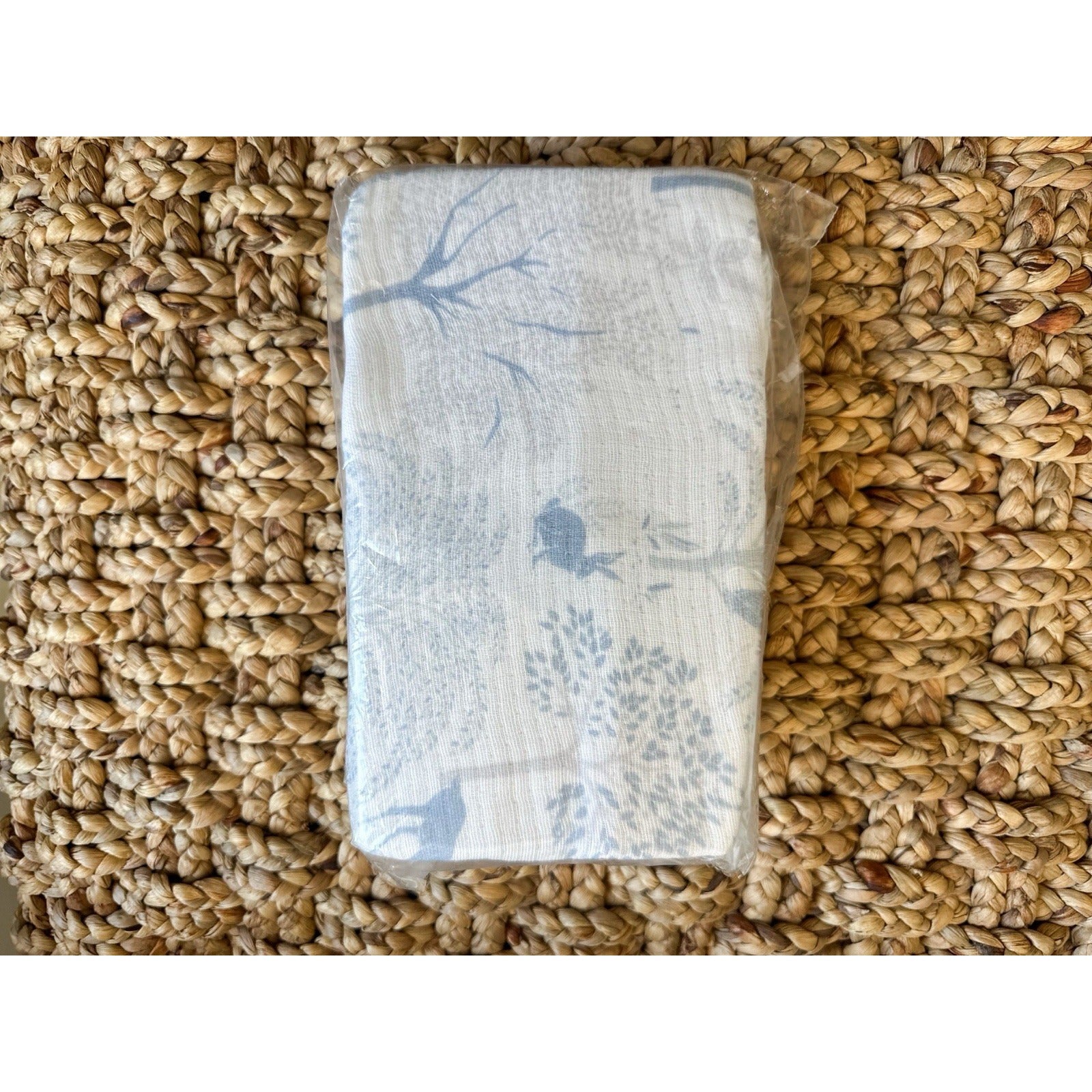 NWOT Ashdown Nursery Changing Pad Cover-Blue/White