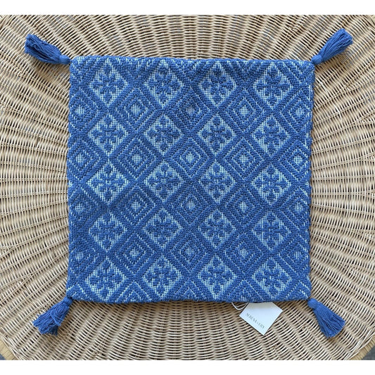 Belridge Pillow Cover (22” SQ)-Blue