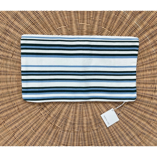 Coastline Outdoor Pillow Cover (12”x21”)-Blue/Green