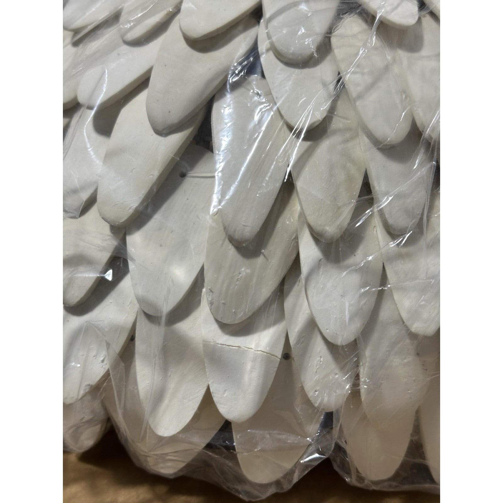 Atwater Coconut Shell Flush Mount (Small)-Natural Beige