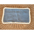 Bowden Linen Pillow Cover (12”x21”)-Coastal Blue - The Home Decor Outlet