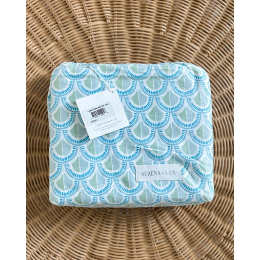 Celedon Scale Sheet Set (Twin)-Blue/Green - The Home Decor Outlet