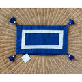 Sunbrella Border Frame Pillow Cover (12”x21”)-Blue - The Home Decor Outlet