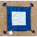Sunbrella Border Frame Pillow Cover (20” SQ)-Blue - The Home Decor Outlet